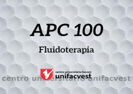 Imagem do evento FLUIDOTERAPIA Medicina Veterinária
APC 100h