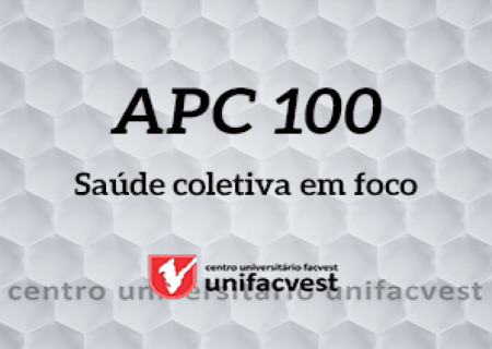 Imagem do evento SAÚDE COLETIVA EM FOCO Ciências da Saúde
APC 100h