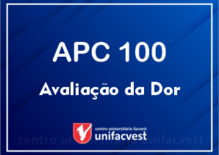 Imagem do evento AVALIAÇÃO DA DOR - APC 100h