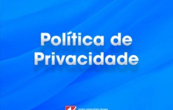 POLÍTICA DE PRIVACIDADE DE DADOS E DE COOKIES