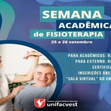 Semana Acadêmica de Fisioterapia.