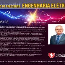 CICLO DE PALESTRAS - ENGENHARIA ELÉTRICA | 26 de Maio/2023