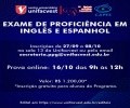 Exame de proficiência em Inglês e Espanhol