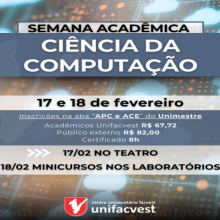 Semanas Acadêmicas em Fevereiro