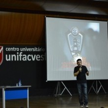 Empresário lageano palestrou em Semana Acadêmica de Administração e Contábeis