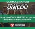 Última chance do Uniedu