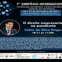 Conferências Magistrais no VII SIMPÓSIO INTERNACIONAL DA UNIFACVEST