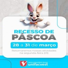 Recesso de Páscoa inicia na quinta-feira, 28