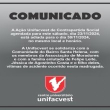 Ação Unifacvest adiada