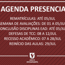 AGENDA PRESENCIAL 