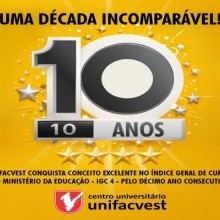 Unifacvest bate recorde catarinense em qualidade, diz MEC.
