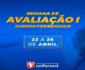 Semana de Avaliação I - Cursos Presenciais (22 a 26 de abril)