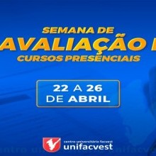 Semana de Avaliação I - Cursos Presenciais (22 a 26 de abril)