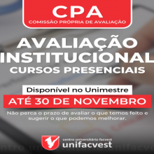 AVALIAÇÃO INSTITUCIONAL 2023 | CURSOS PRESENCIAIS