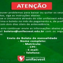 BOLETOS COM ERRO DE REGISTRO