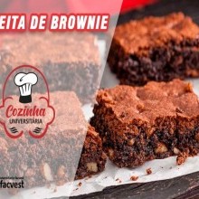 VÍDEO: BROWNIE SEM GLÚTEN E SEM LACTOSE | COZINHA UNIVERSITÁRIA