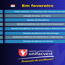 Em fevereiro na Unifacvest