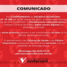 COMUNICADO SOBRE LOCKDOWN EM LAGES (SC)