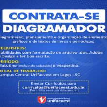 Contrata-se diagramador