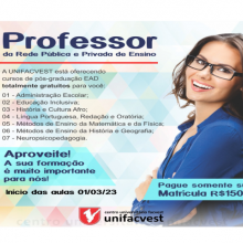 Atenção Professores de Rede Pública e Privada de Ensino!