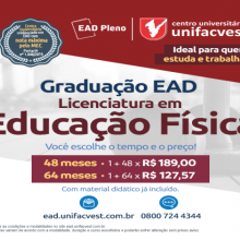 LICENCIATURA EM EDUCAÇÃO FÍSICA EAD É NA UNIFACVEST