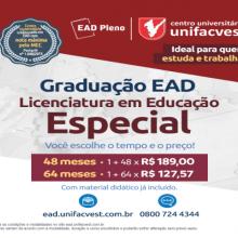 LICENCIATURA EM EDUCAÇÃO ESPECIAL EAD É NA UNIFACVEST