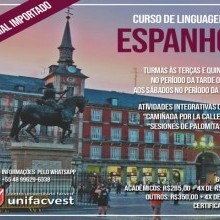 UNIFACVEST IDIOMAS APRESENTA: CURSO DE ESPANHOL