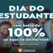 DIA DO ESTUDANTE COM BOLSAS DE 100% | VEJA CRITÉRIOS