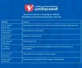 Cronograma das Semanas Culturais e Tecnológicas 