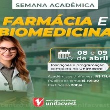 Semana Acadêmica de Farmácia e Biomedicina