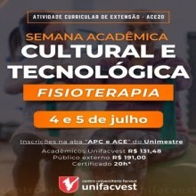 Semana Acadêmica Cultural e Tecnológica - Fisioterapia
