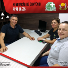 FISIOTERAPIA: RENOVAÇÃO DE CONVÊNIO COM A APAE PARA ATENDIMENTO DOS ALUNOS NAS NOVAS INSTALAÇÕES DA CLÍNICA