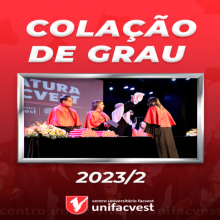 Colação de Grau de 39 acadêmicos na Unifacvest