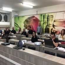 Desembargador ministra aula na escola da Magistratura da Unifacvest