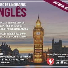 UNIFACVEST IDIOMAS APRESENTA: CURSO DE INGLÊS 