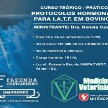 Curso teórico-prático de Protocolos Hormonais para I.A.T.F. em Bovinos