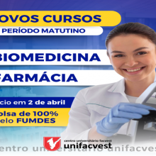 Farmácia e Biomedicina no Matutino