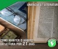 SPOTIFY PODCAST #27 UNIFACVEST LITERATURA – Como manter o hábito da leitura por 21 dias 