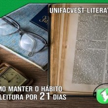 SPOTIFY PODCAST #27 UNIFACVEST LITERATURA – Como manter o hábito da leitura por 21 dias 