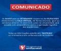 COMUNICADO VOLTA ÀS AULAS