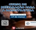 CURSO DE PREPARAÇÃO PARA A MAGISTRATURA