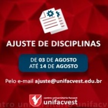 Saiba tudo sobre o Ajuste de Disciplinas 2020/2