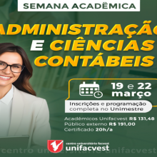 SEMANA ACADÊMICA DE ADMINISTRAÇÃO E CIÊNCIAS CONTÁBEIS