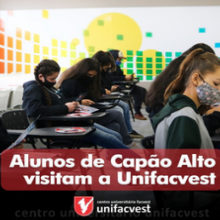 Alunos de Capão Alto visitam a Unifacvest 