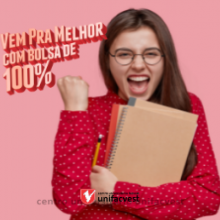#VemPraMelhor com bolsa de 100%