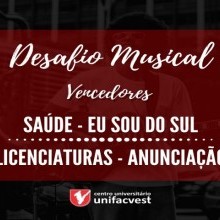 Vencedores #DesafioMusicalUnifacvest